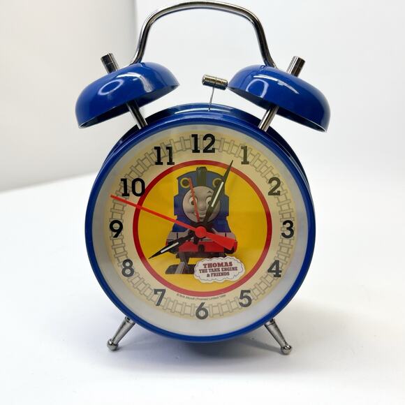 VTG Thomas Tank Engine Friends 1999 Britt Allcroft Metal Twin Bell Alarm clock - Picture 8 of 10